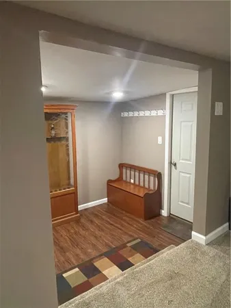 a view of empty room