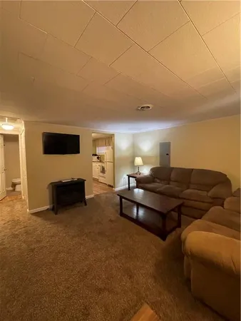 a view of an empty room