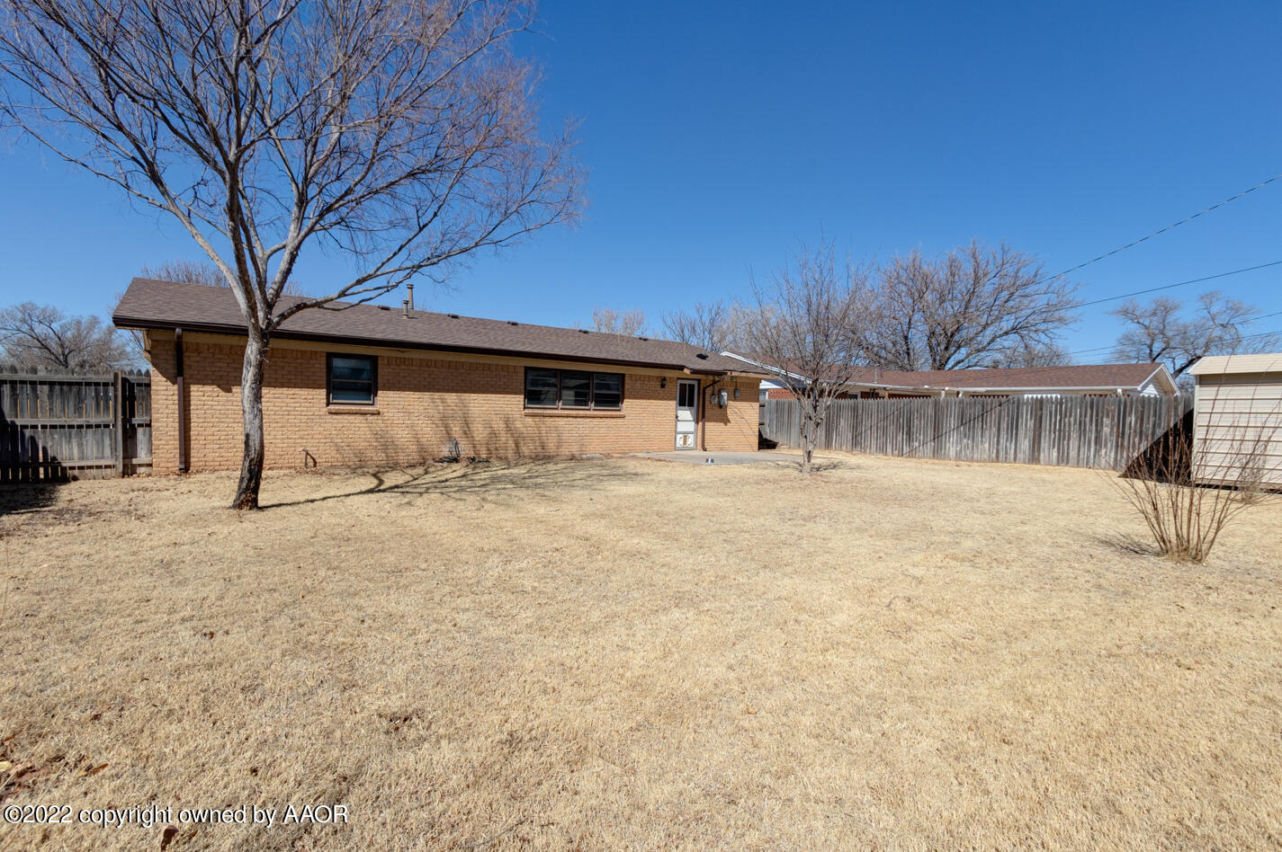 5015 South Milam Street Amarillo, TX 79110 - Photo 15 of 15 a view of a house with snow in front of house
