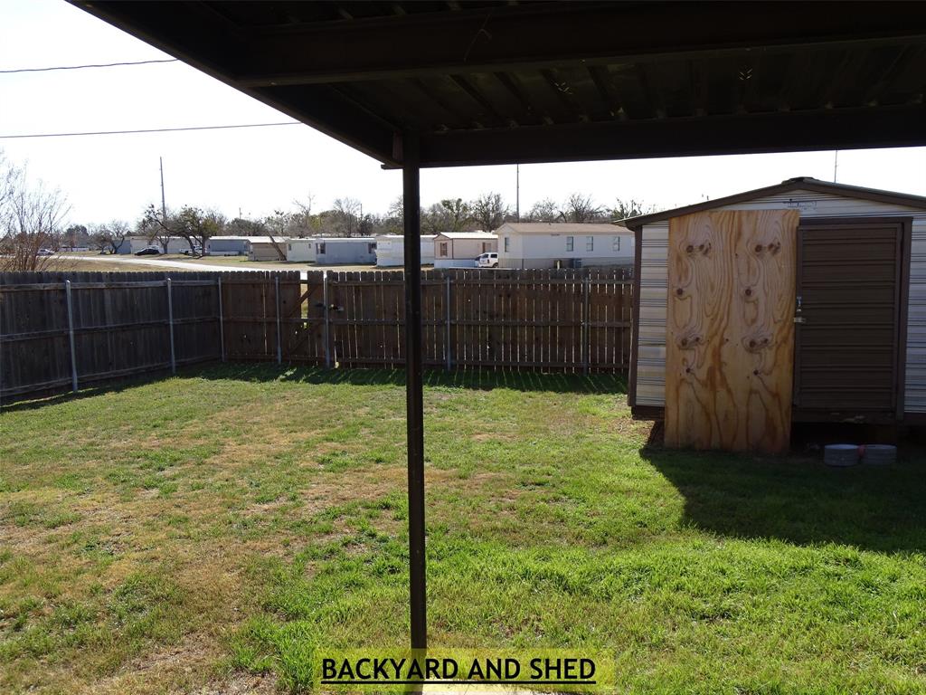 908 Brookside Street Sweetwater, TX 79556 - Photo 14 of 20 a view of outdoor space and yard