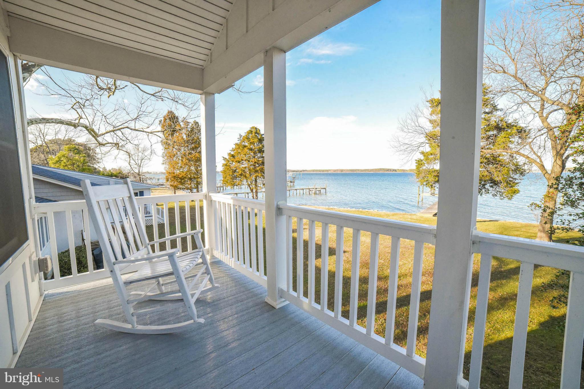 16466 Piney Point Road Piney Point, MD 20674 - Photo 22 of 27 a view of two chairs in the balcony