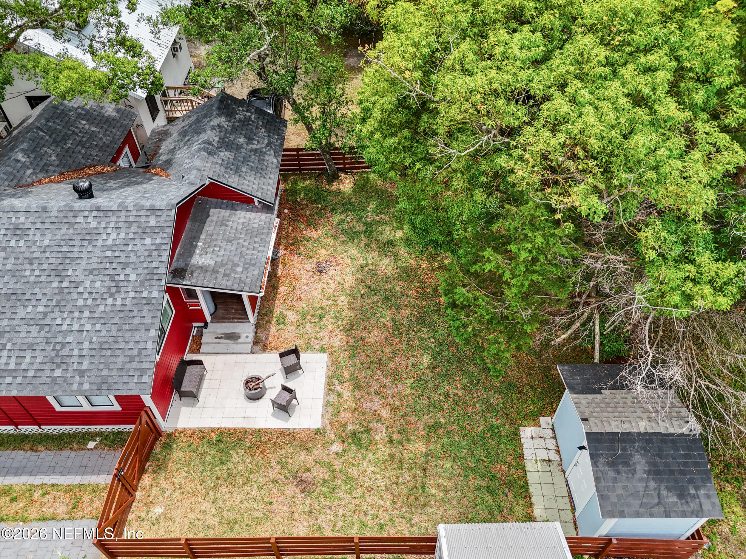136 Washington Street St. Augustine, FL 32084 - Photo 33 of 37 Spacious Fully-Fenced Backyard!