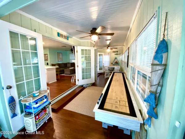 a very nice looking room with a large window