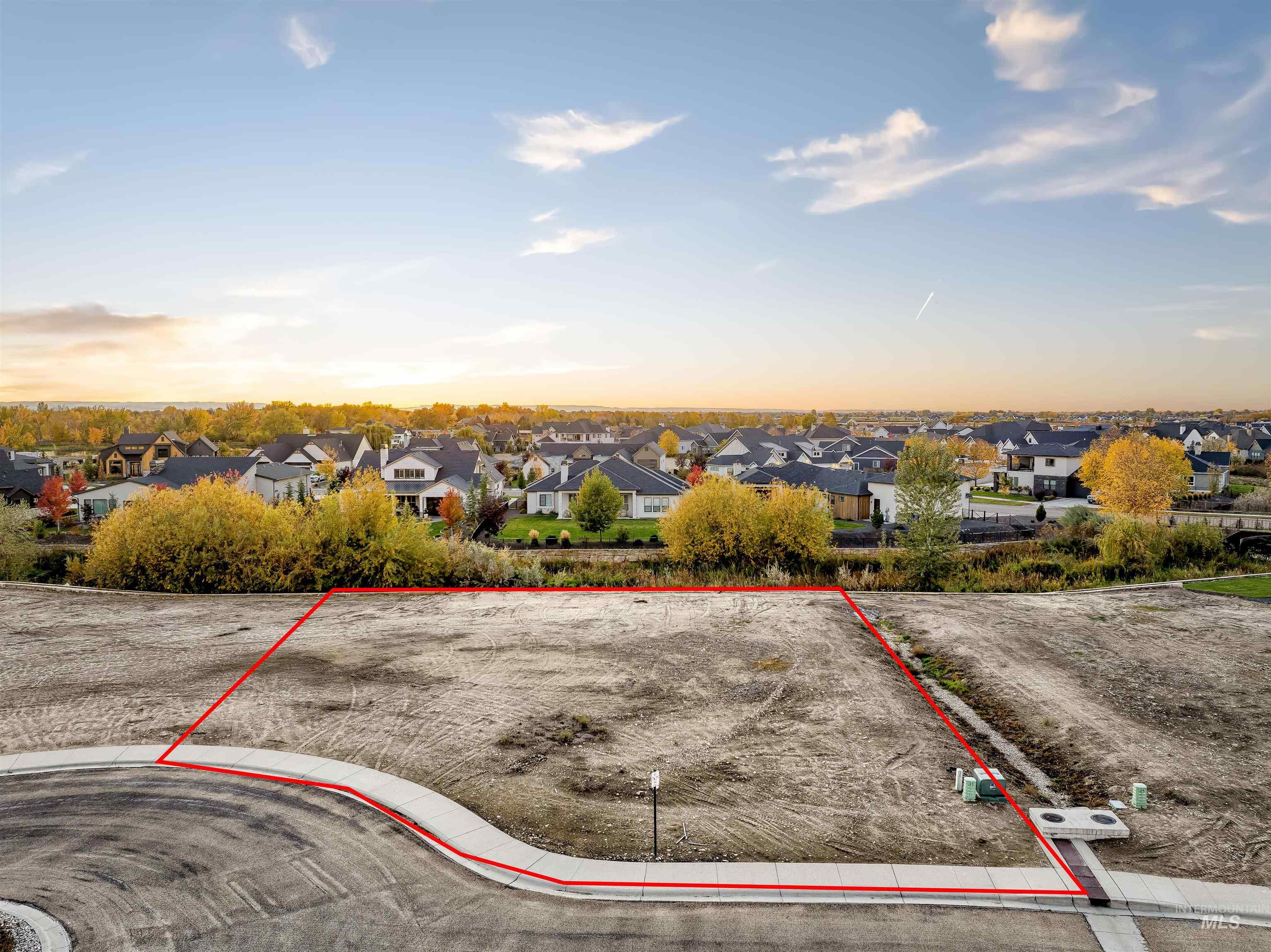 21531 Rabbit Creek Place Star, ID 83669 - Photo 4 of 17 Aerial view of property's location featuring property boundaries highlighted