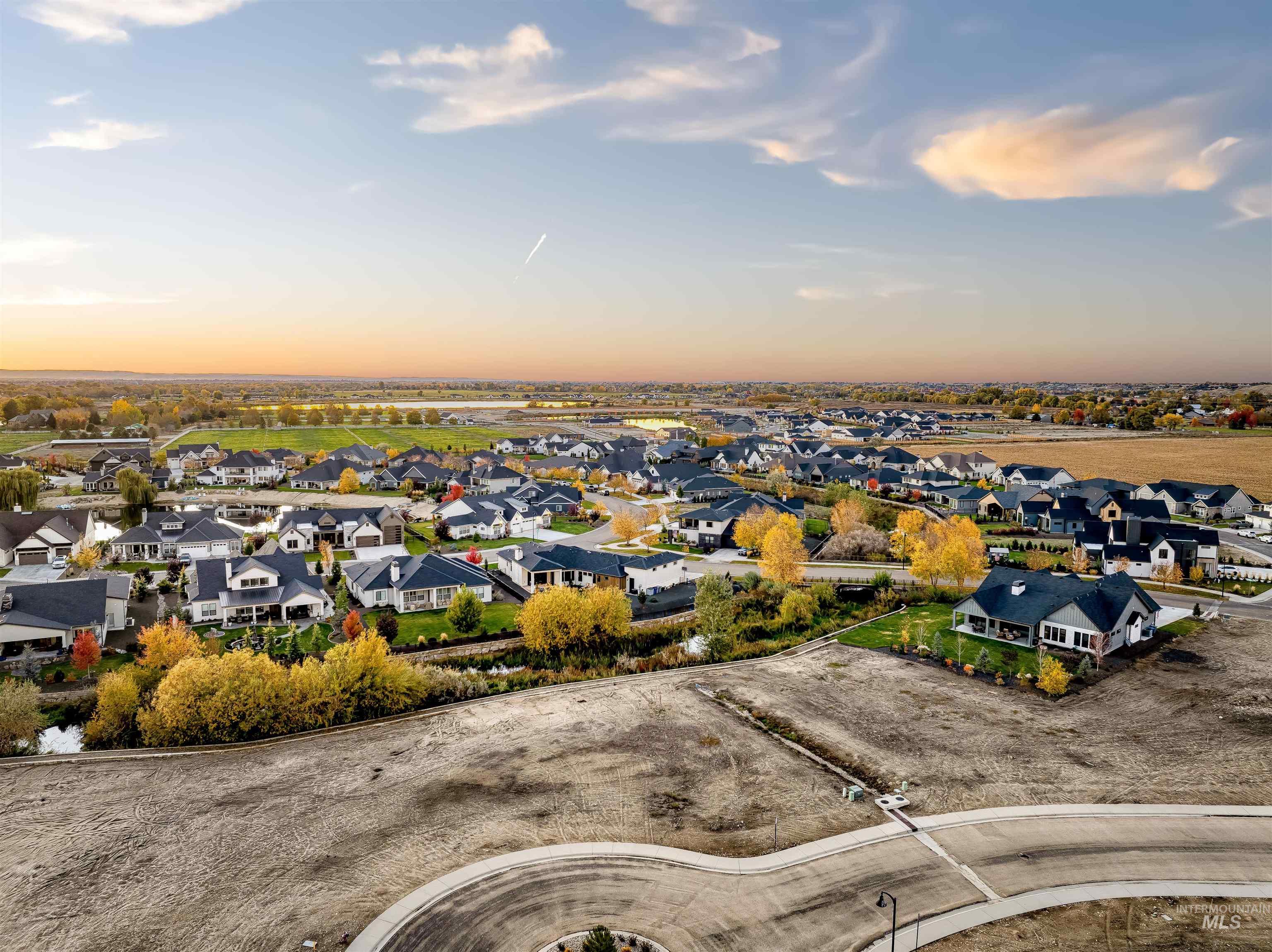 21531 Rabbit Creek Place Star, ID 83669 - Photo 5 of 17 Aerial view at dusk of a residential view