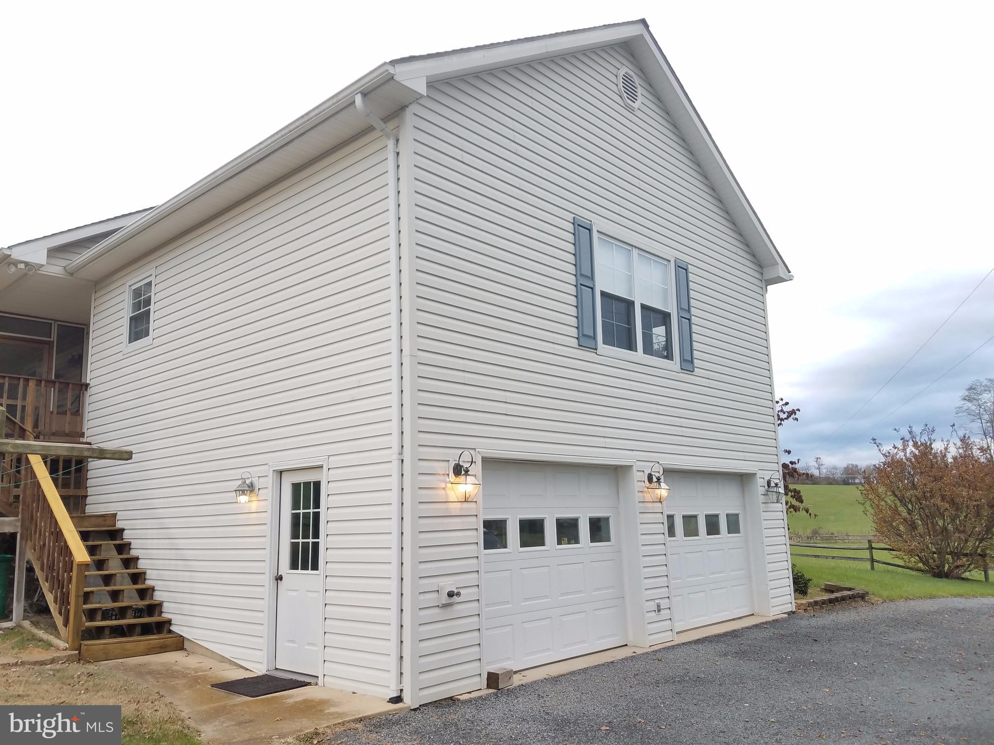 1087 Crooked Run Road Mount Jackson, VA 22842 - Photo 9 of 29 Garage and Rear Entrance to House