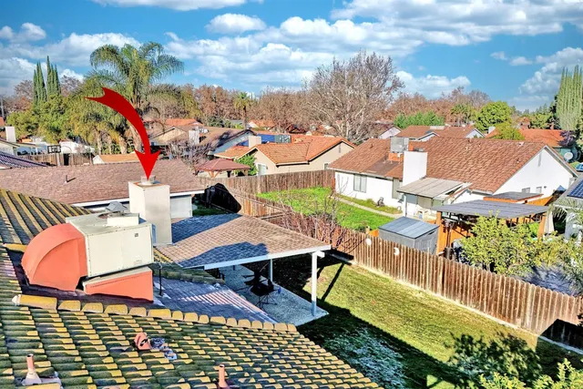 a view of an outdoor space and deck