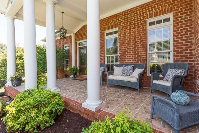 3590 Traveler Road Harrisonburg, VA 22801 - Photo 6 of 50 a view of a patio with couches table and chairs and potted plants