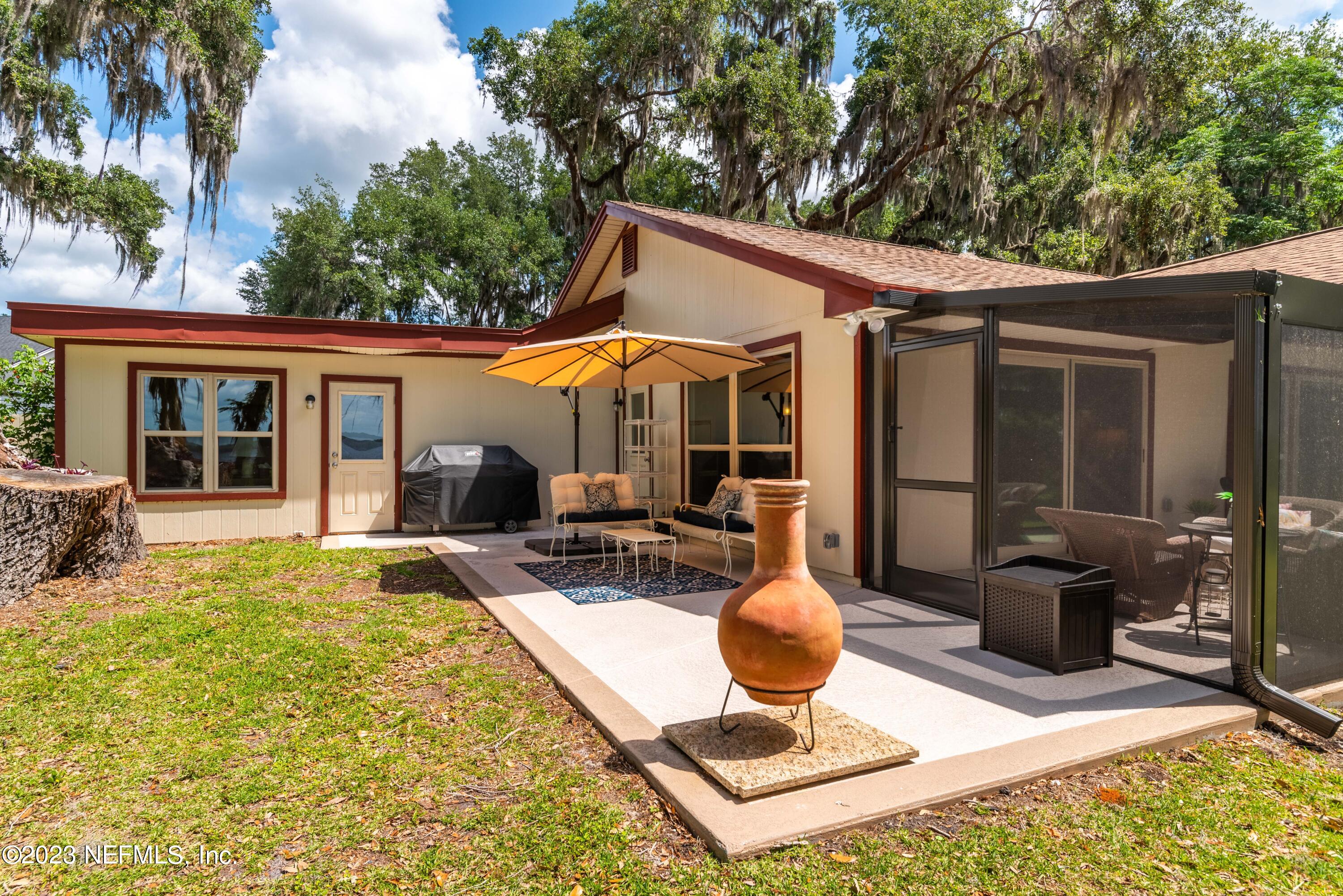 5579 Steamboat Road St. Augustine, FL 32092 - Photo 30 of 52 a view of outdoor space yard and patio