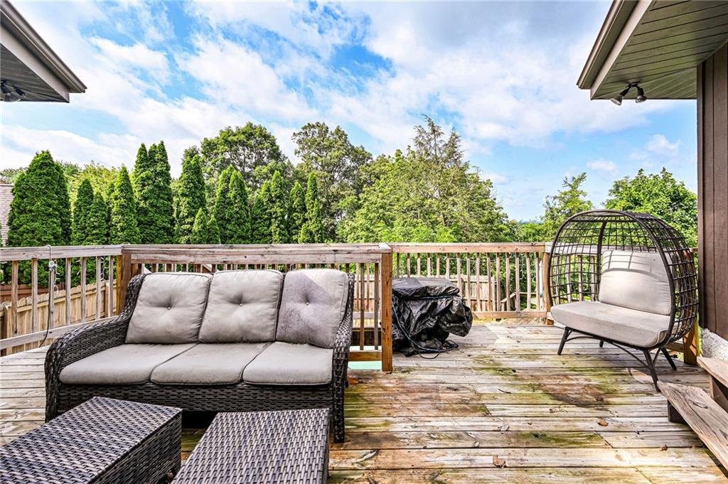 3150 Princeton Road Greensburg, PA 15601 - Photo 42 of 45 a roof deck with couches and wooden floor