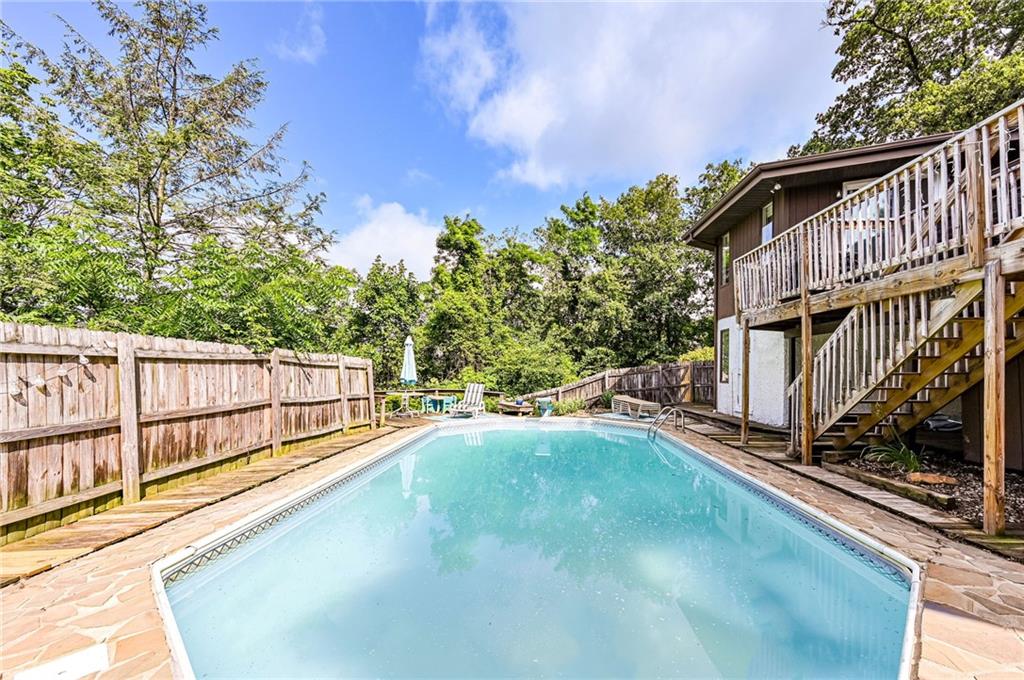 3150 Princeton Road Greensburg, PA 15601 - Photo 45 of 45 a view of balcony with wooden floor and fence