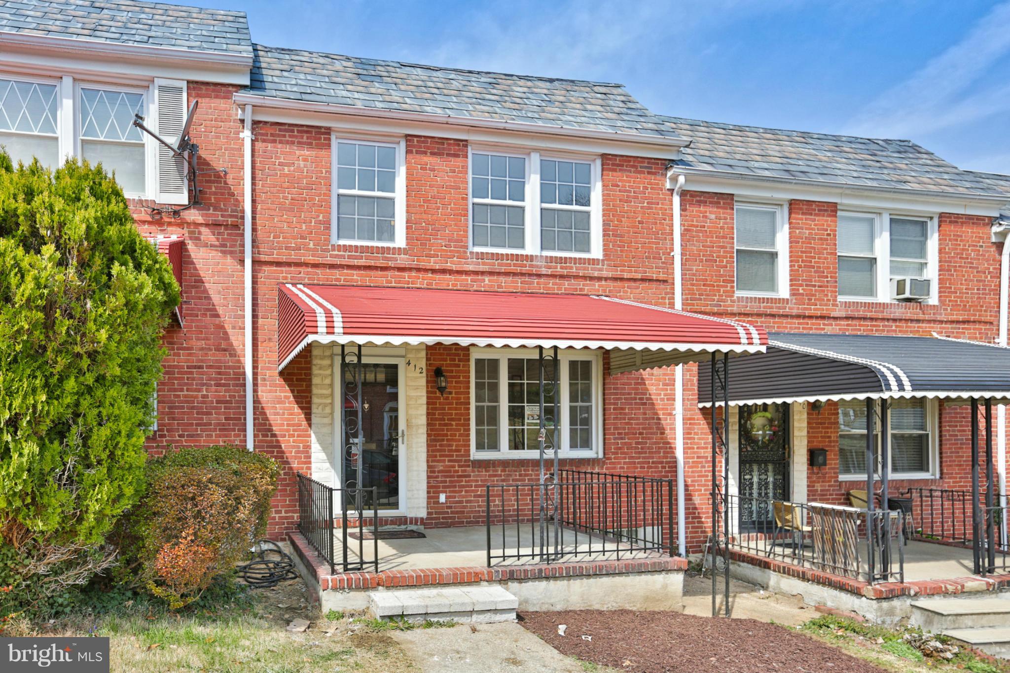 412 Random Road Baltimore, MD 21229 - Photo 26 of 27 All Brick and Shaded Stoop