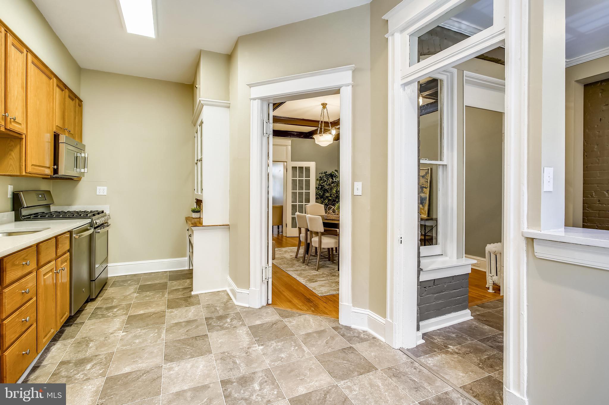 2724 Ontario Road Northwest Washington, DC 20009 - Photo 20 of 93 Kitchen View to Dining room and Breakfast room