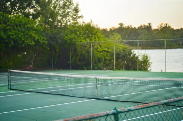 a view of a tennis court