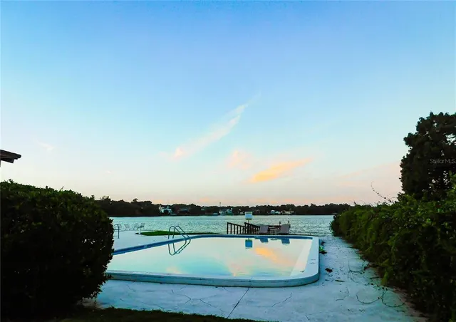 a view of a couches with sky view