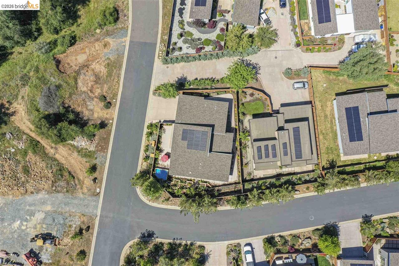 18870 Old Bridge Road Jamestown, CA 95327 - Photo 52 of 57 an aerial view of a house with a yard potted plants and large tree