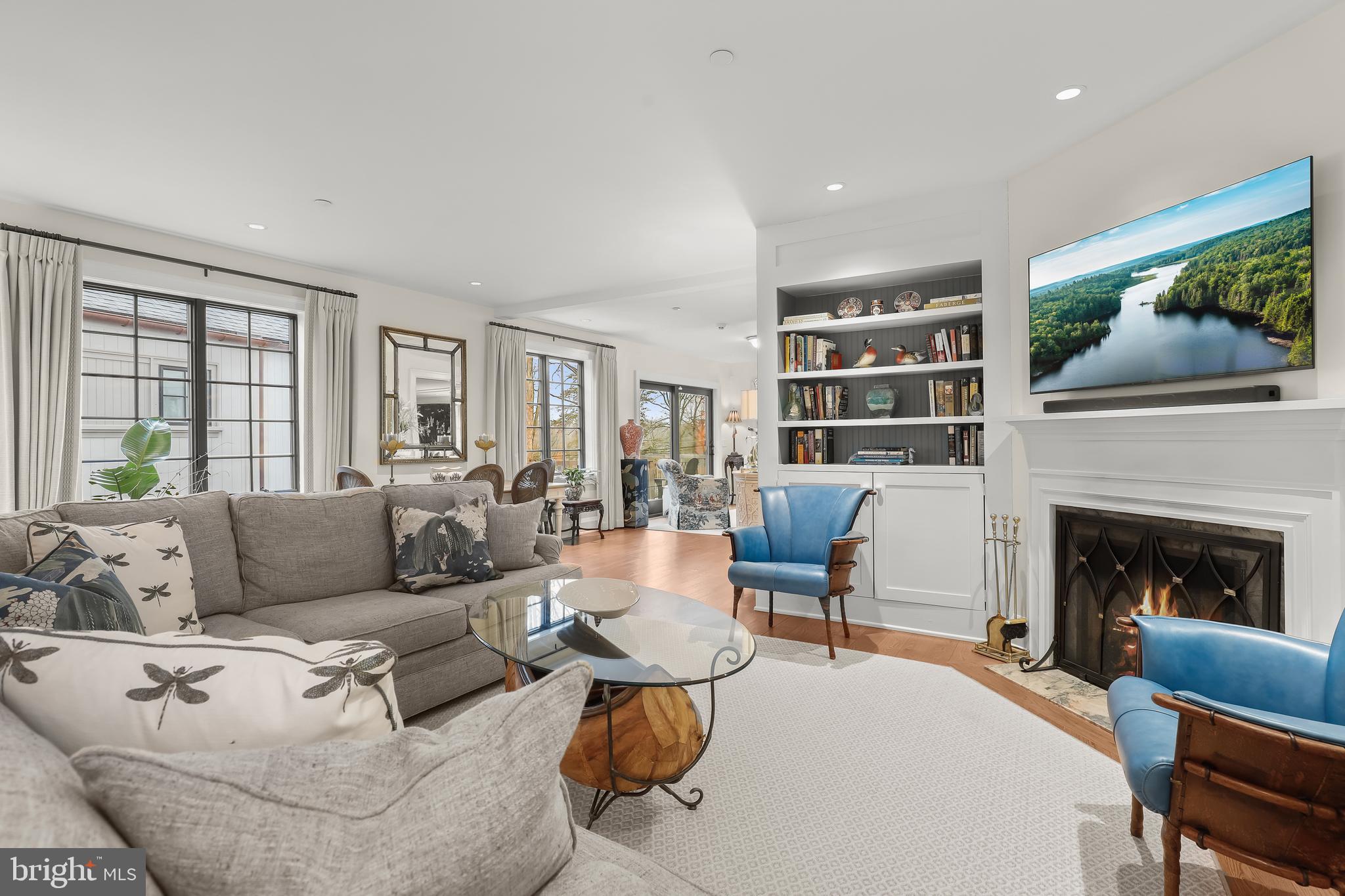616 Cotterill Road Gibson Island, MD 21056 - Photo 25 of 54 Family Room w/ Wood Burning Fireplace