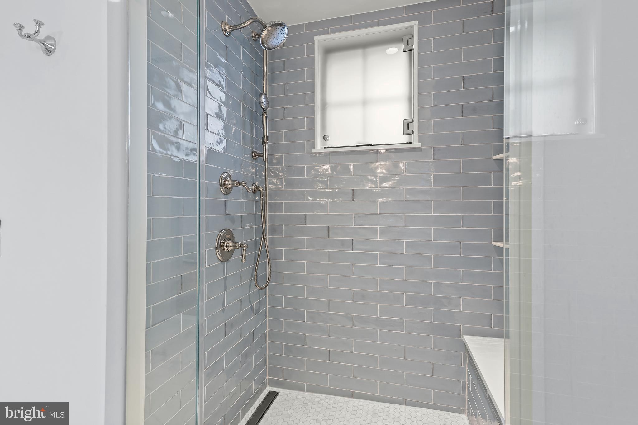 616 Cotterill Road Gibson Island, MD 21056 - Photo 39 of 54 Full Bath #2 Walk-in Shower with Built-in Bench