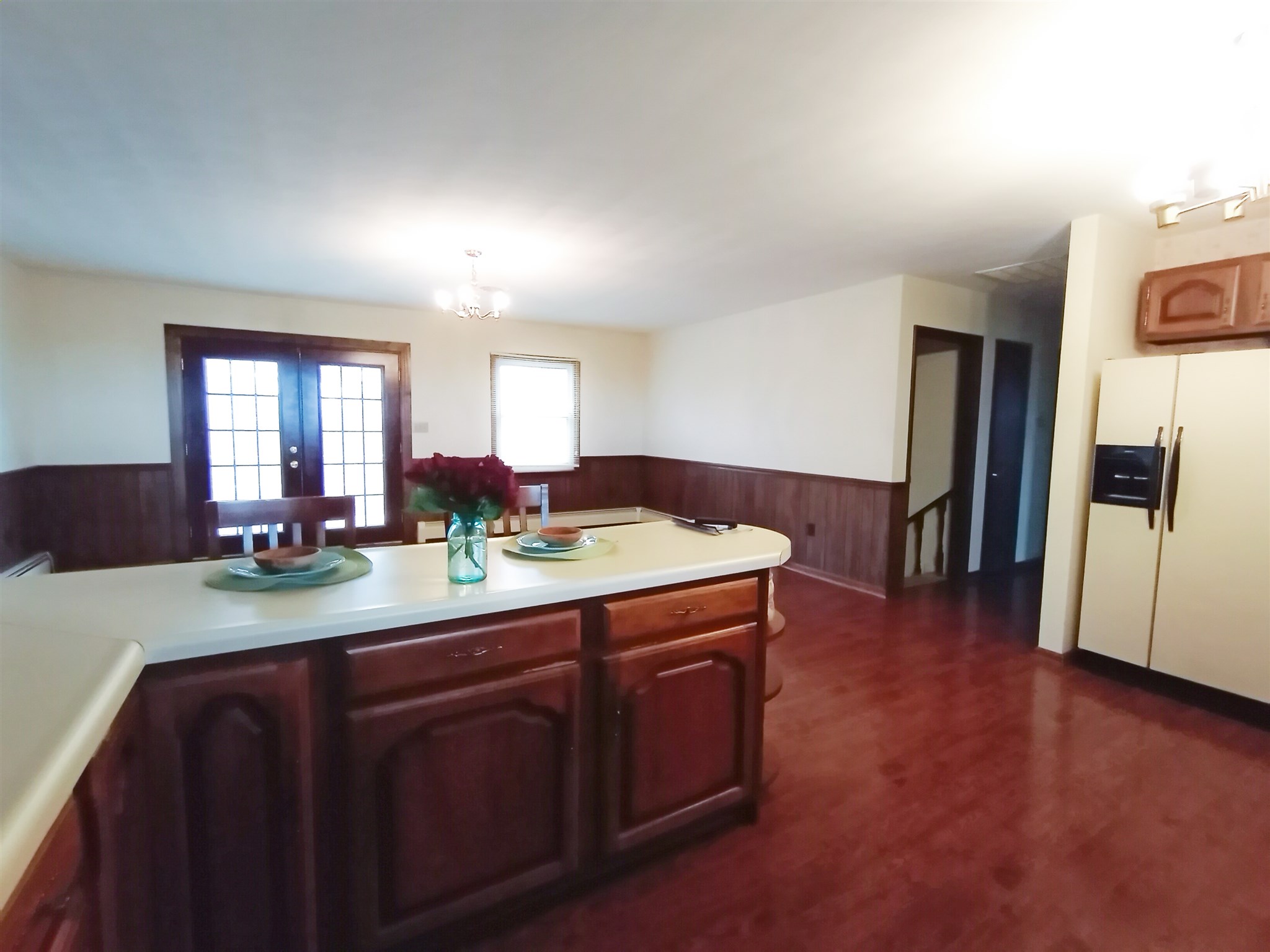 619 Miller Farm Road Staunton, VA 24401 - Photo 14 of 40 a kitchen with a sink and refrigerator