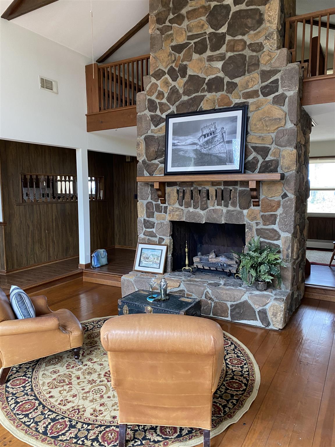 619 Miller Farm Road Staunton, VA 24401 - Photo 36 of 40 view of living room with furniture and a fireplace