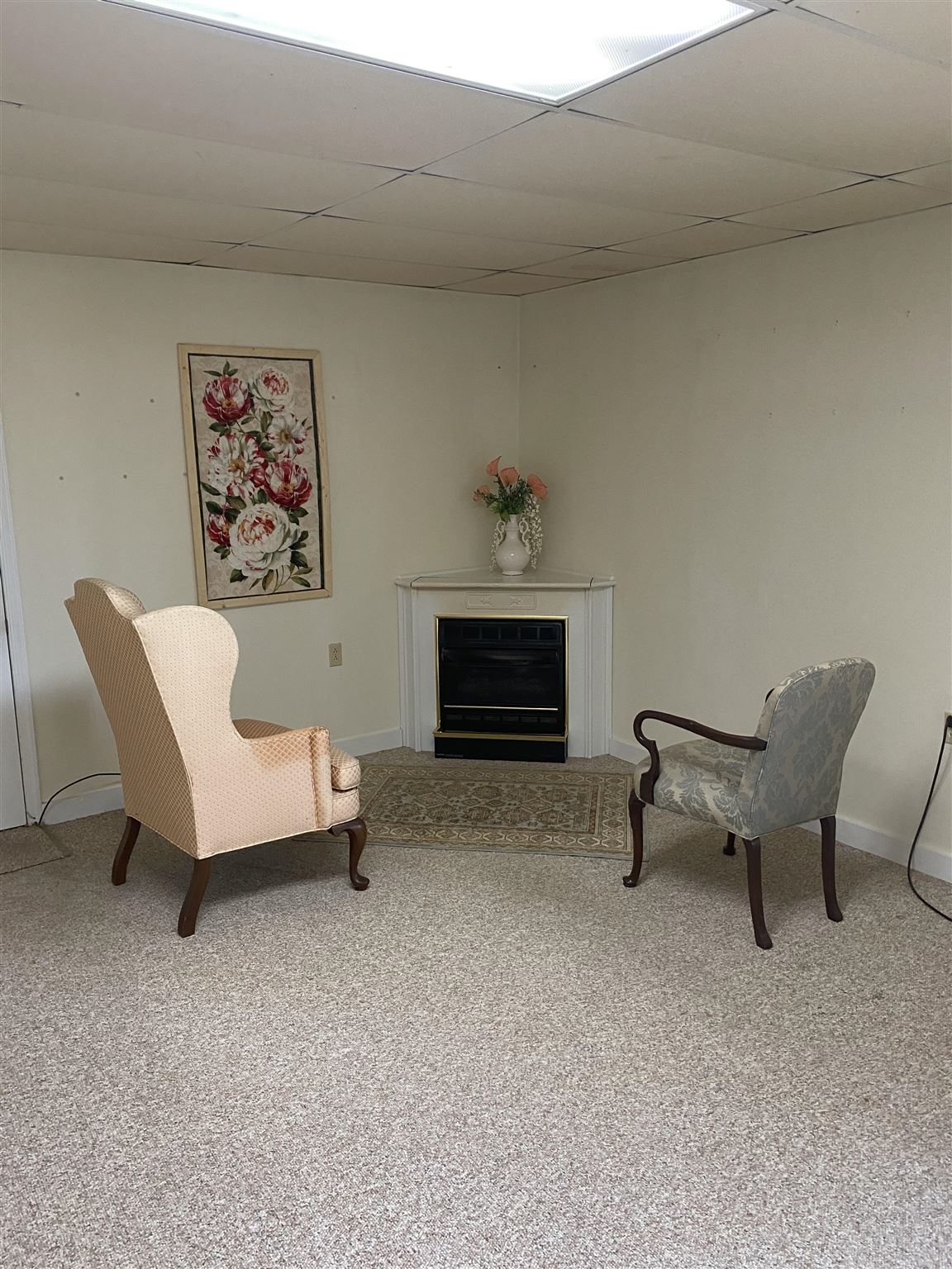 619 Miller Farm Road Staunton, VA 24401 - Photo 37 of 40 a living room with furniture and a fireplace