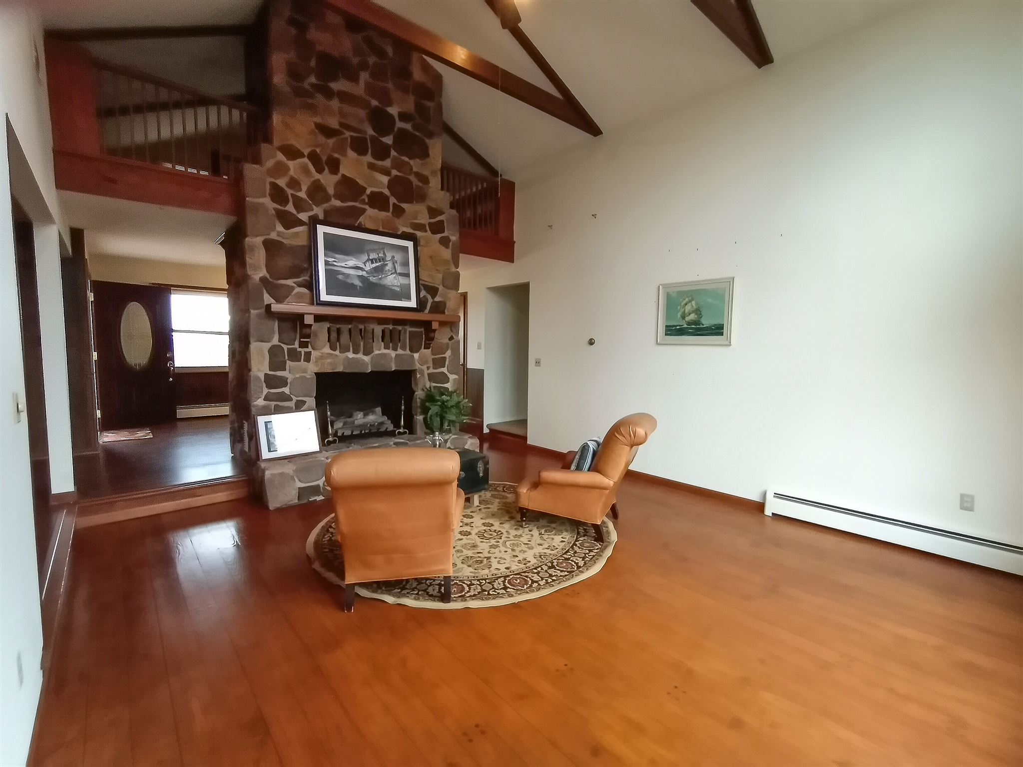 619 Miller Farm Road Staunton, VA 24401 - Photo 8 of 40 a living room with furniture and a fireplace
