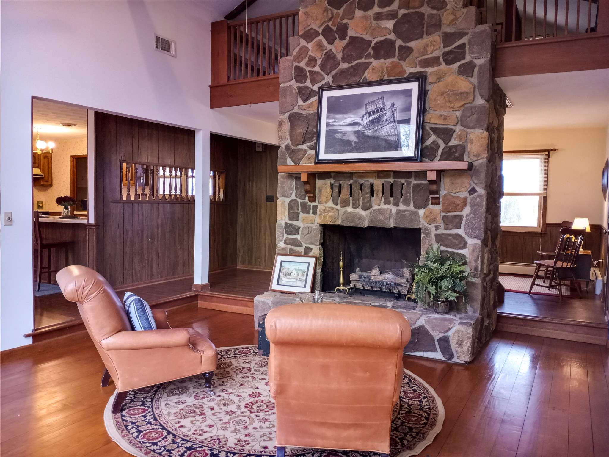 619 Miller Farm Road Staunton, VA 24401 - Photo 10 of 40 a living room with furniture and a fireplace
