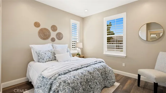 a view of a kitchen with refrigerator and cabinet