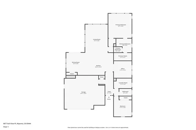 $1,325,000 | 867 Trail View Place, Nipomo, CA 93444