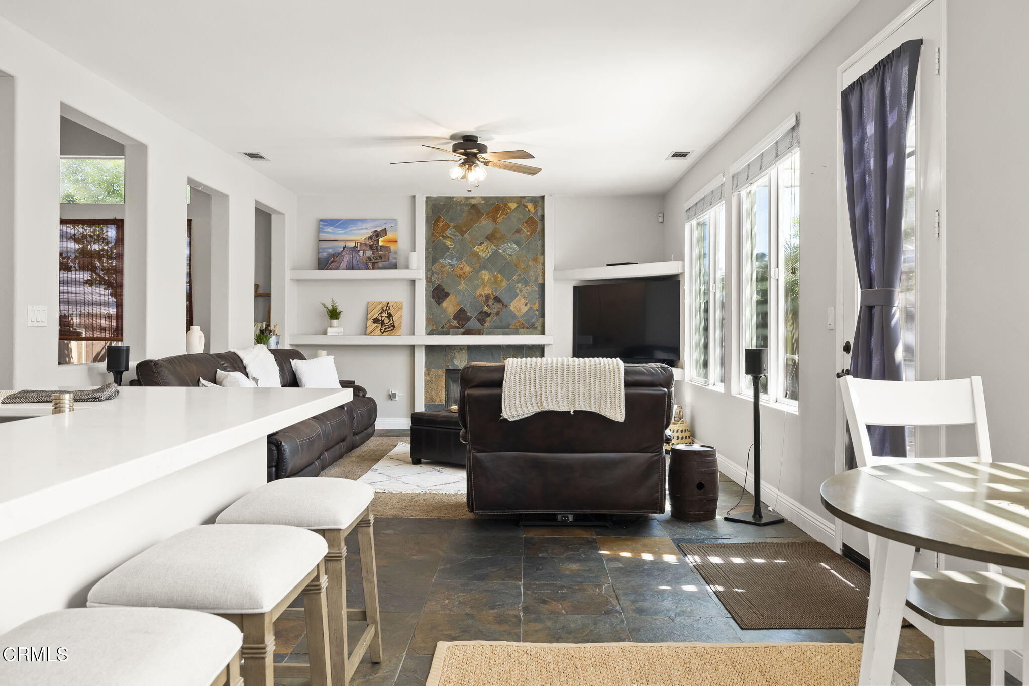 4654 Via Dulce Camarillo, CA 93012 - Photo 21 of 51 a living room with furniture and a flat screen tv
