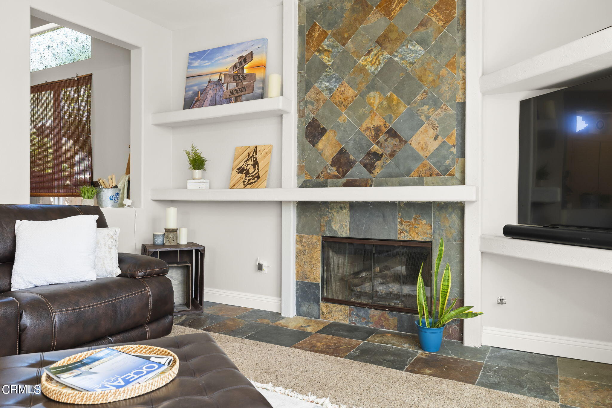 4654 Via Dulce Camarillo, CA 93012 - Photo 23 of 51 a living room with furniture and a fireplace