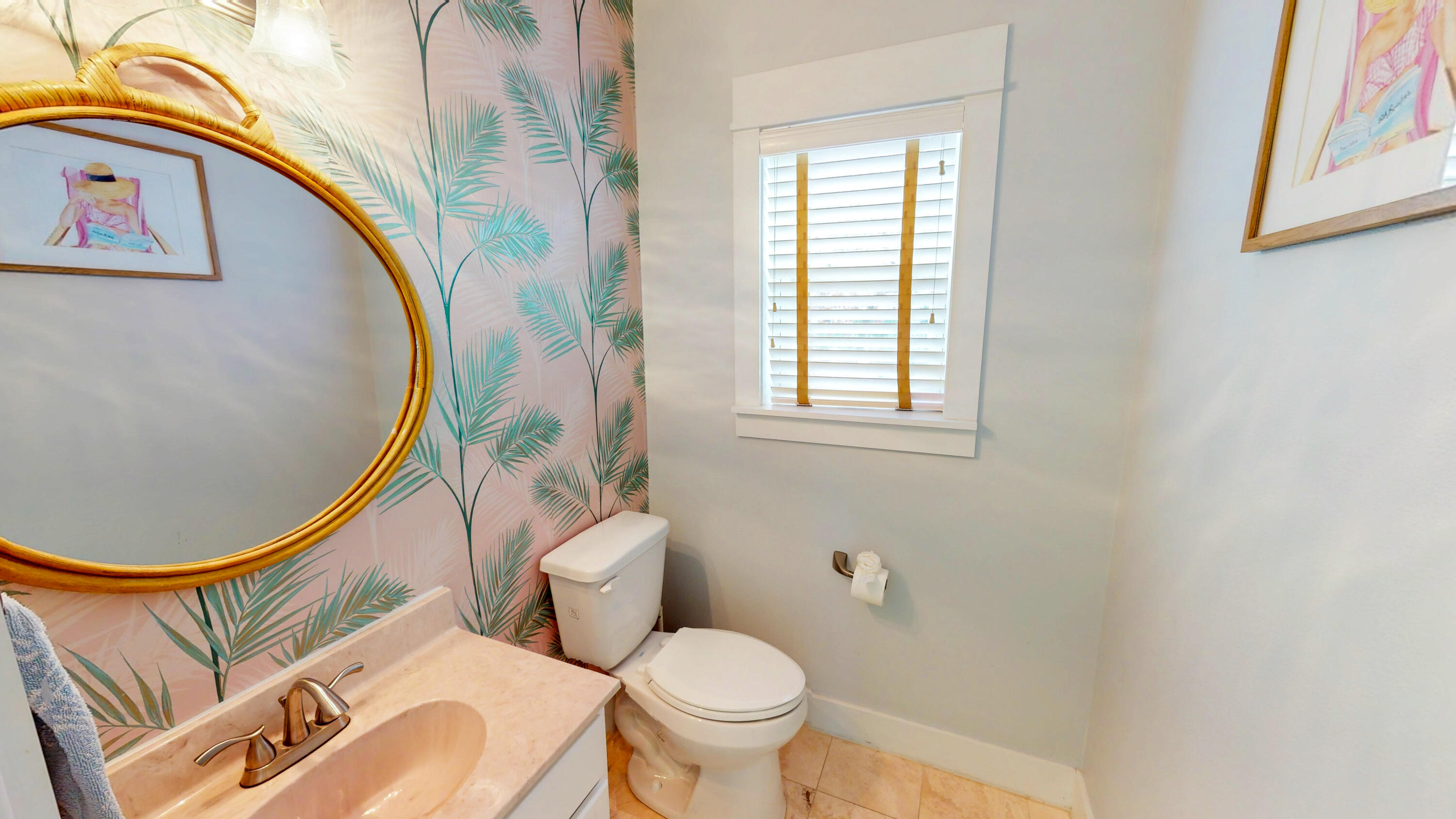 249 Beach Bike Way Inlet Beach, FL 32461 - Photo 18 of 38 a bathroom with a toilet and a mirror