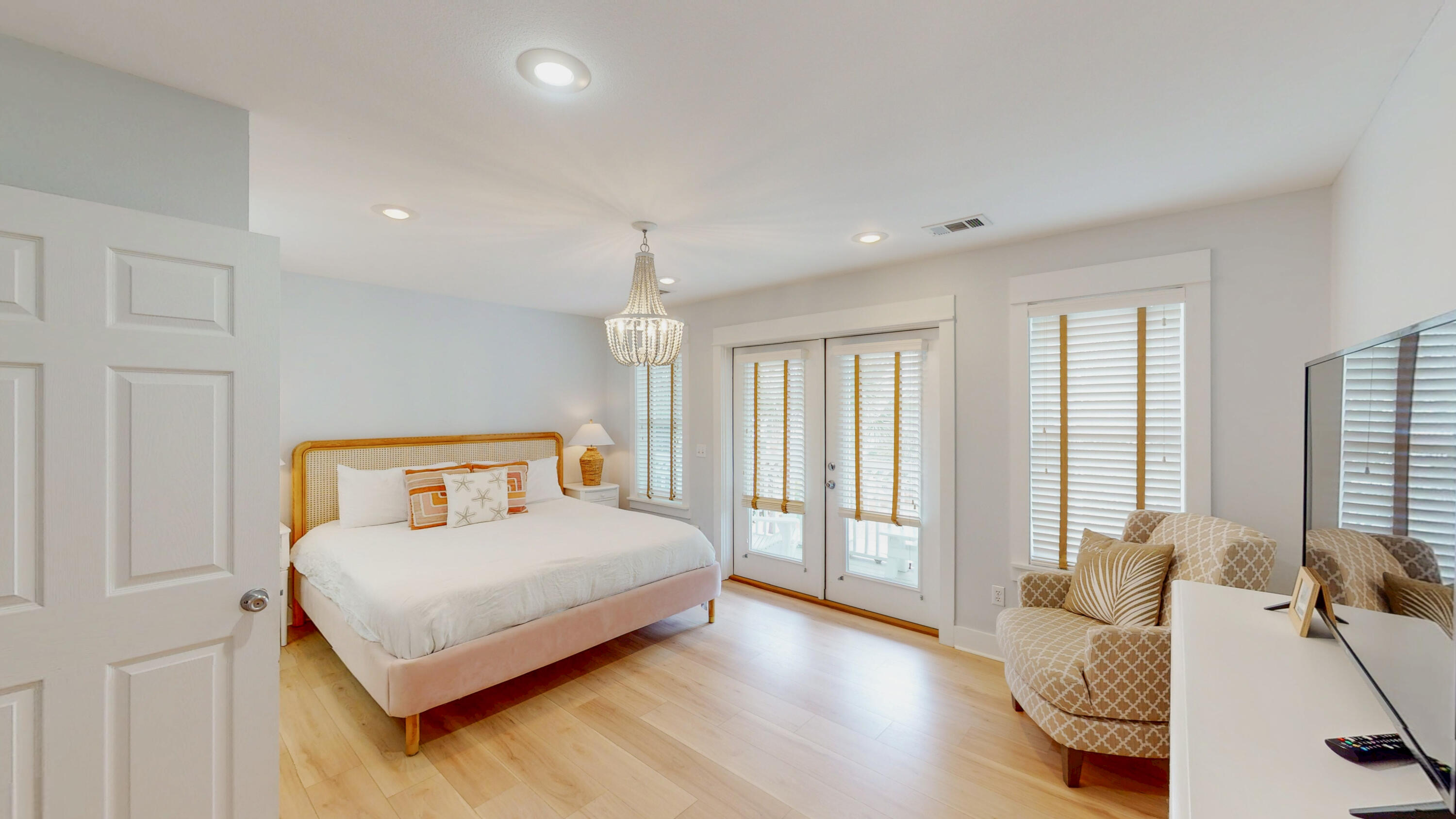249 Beach Bike Way Inlet Beach, FL 32461 - Photo 20 of 38 a bedroom with a bed and a large window