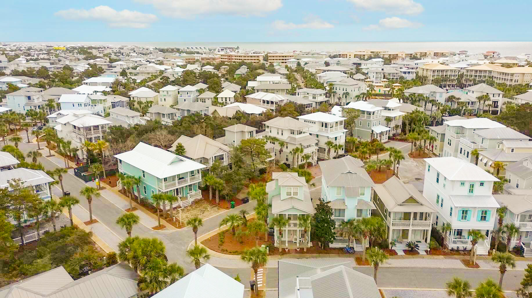 249 Beach Bike Way Inlet Beach, FL 32461 - Photo 34 of 38 an aerial view of residential houses with city view
