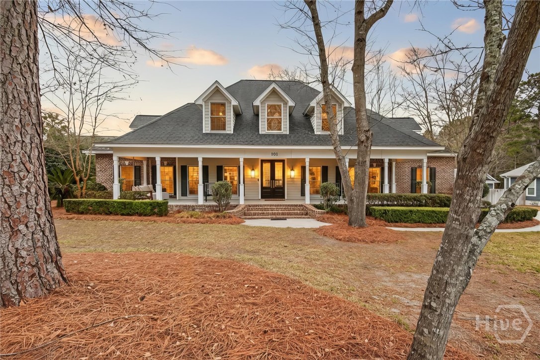101 Red Bluff Run Rincon, GA 31326 - Photo 1 of 45 Exterior front with low country front porch