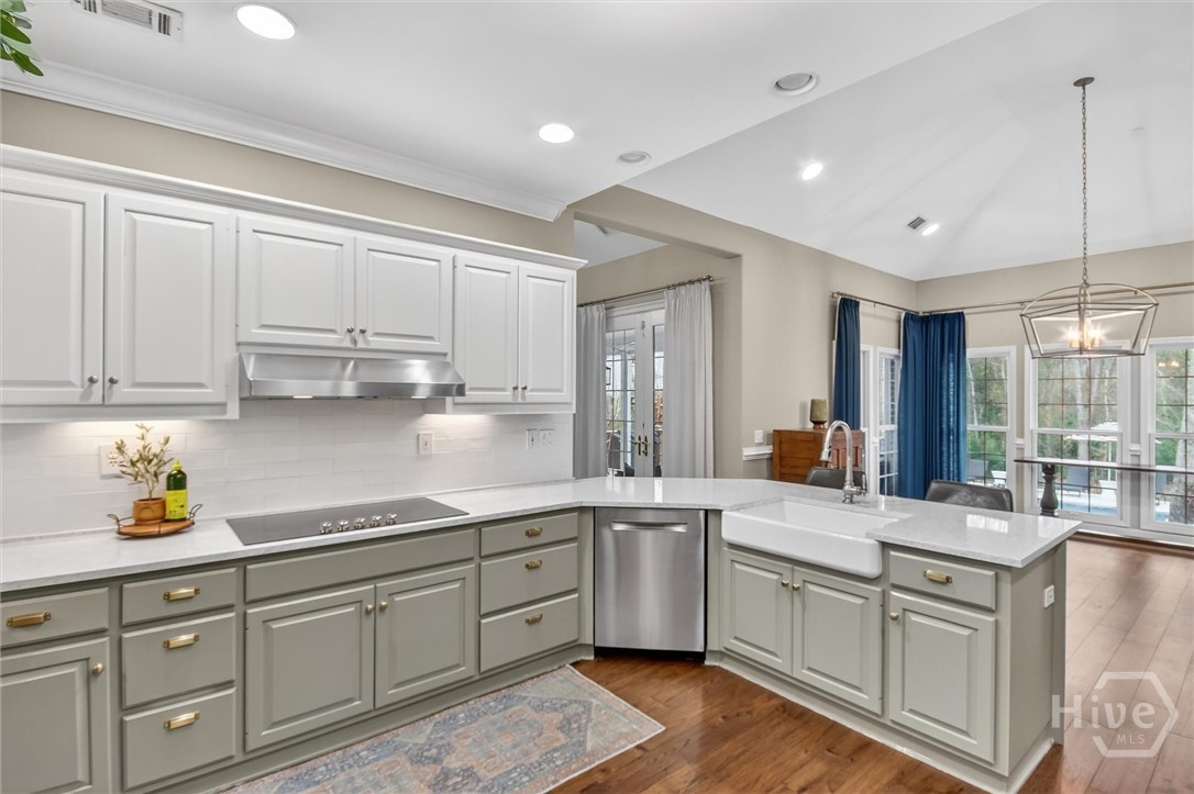 101 Red Bluff Run Rincon, GA 31326 - Photo 17 of 45 Quartz Counter tops with tumbled subway tile backsplash