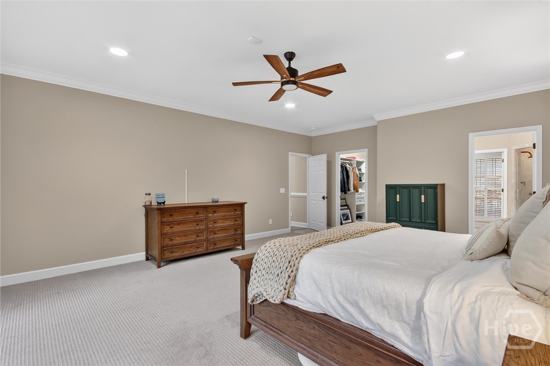 101 Red Bluff Run Rincon, GA 31326 - Photo 23 of 45 Primary bedroom, closet just as you walk in and then en suite bathroom