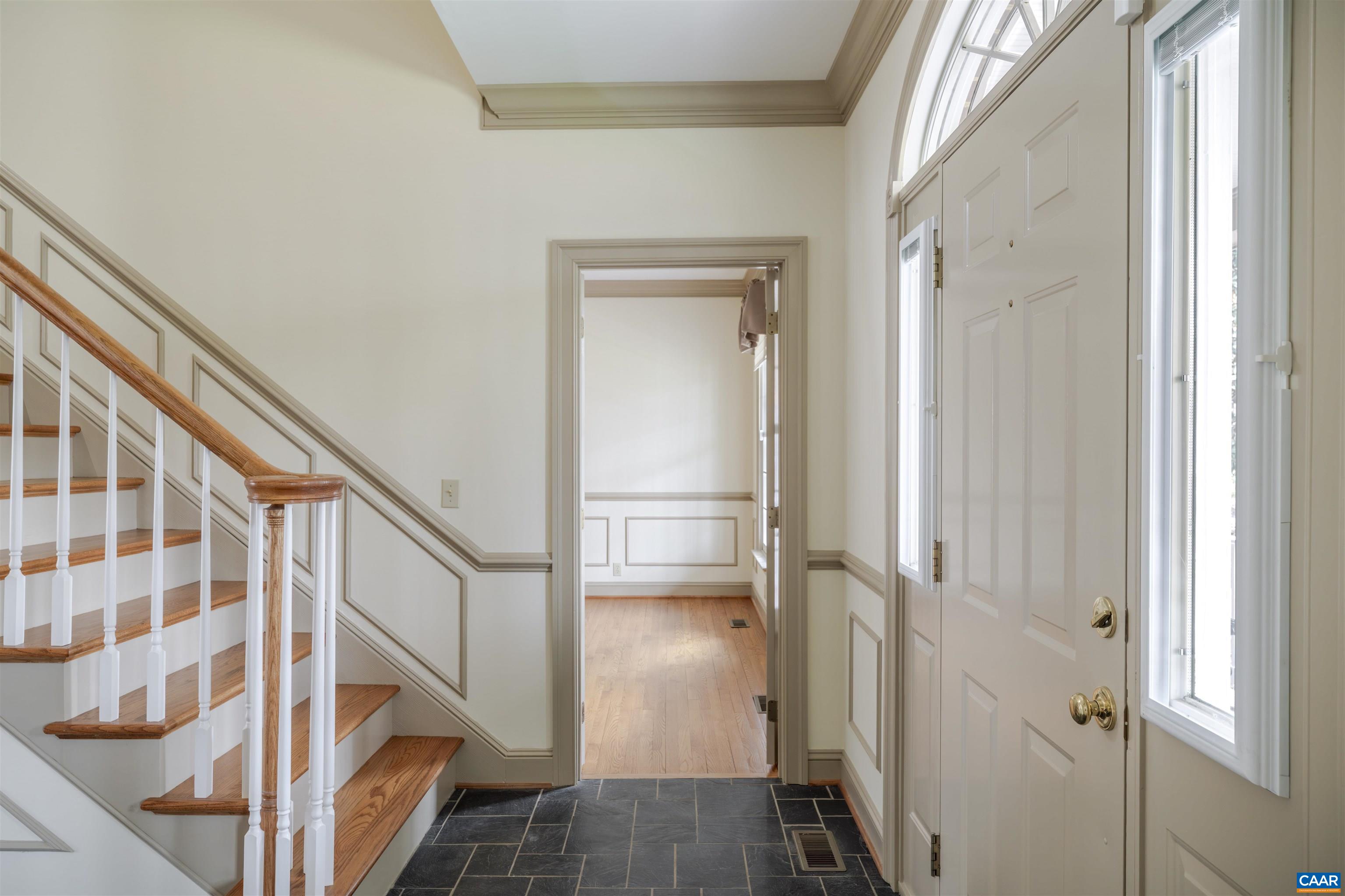3125 Beau Mont Farm Road Charlottesville, VA 22901 - Photo 23 of 74 a view of entryway with wooden floor and stairs