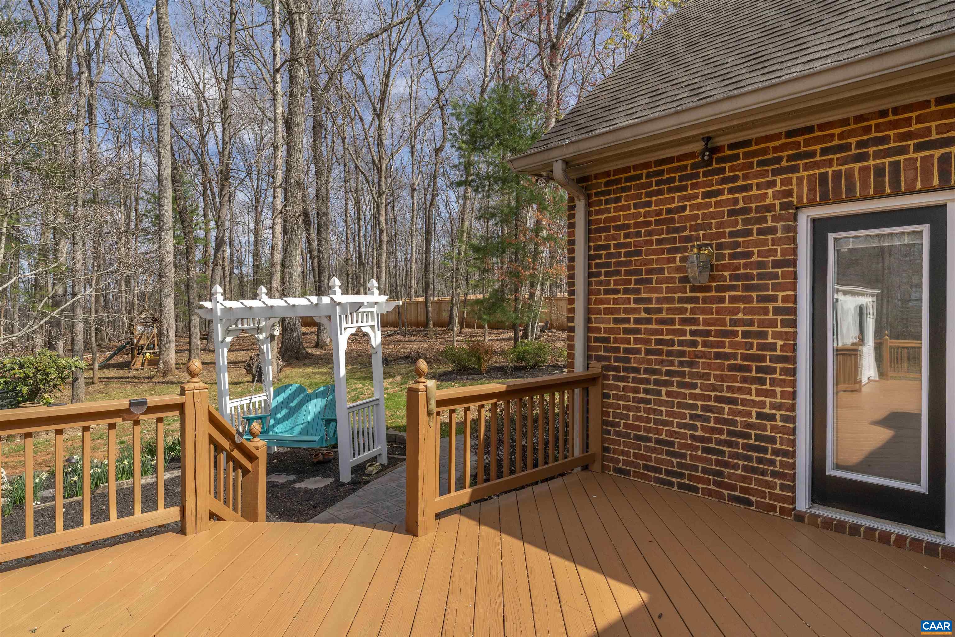 3125 Beau Mont Farm Road Charlottesville, VA 22901 - Photo 68 of 74 a balcony with furniture and wooden floor