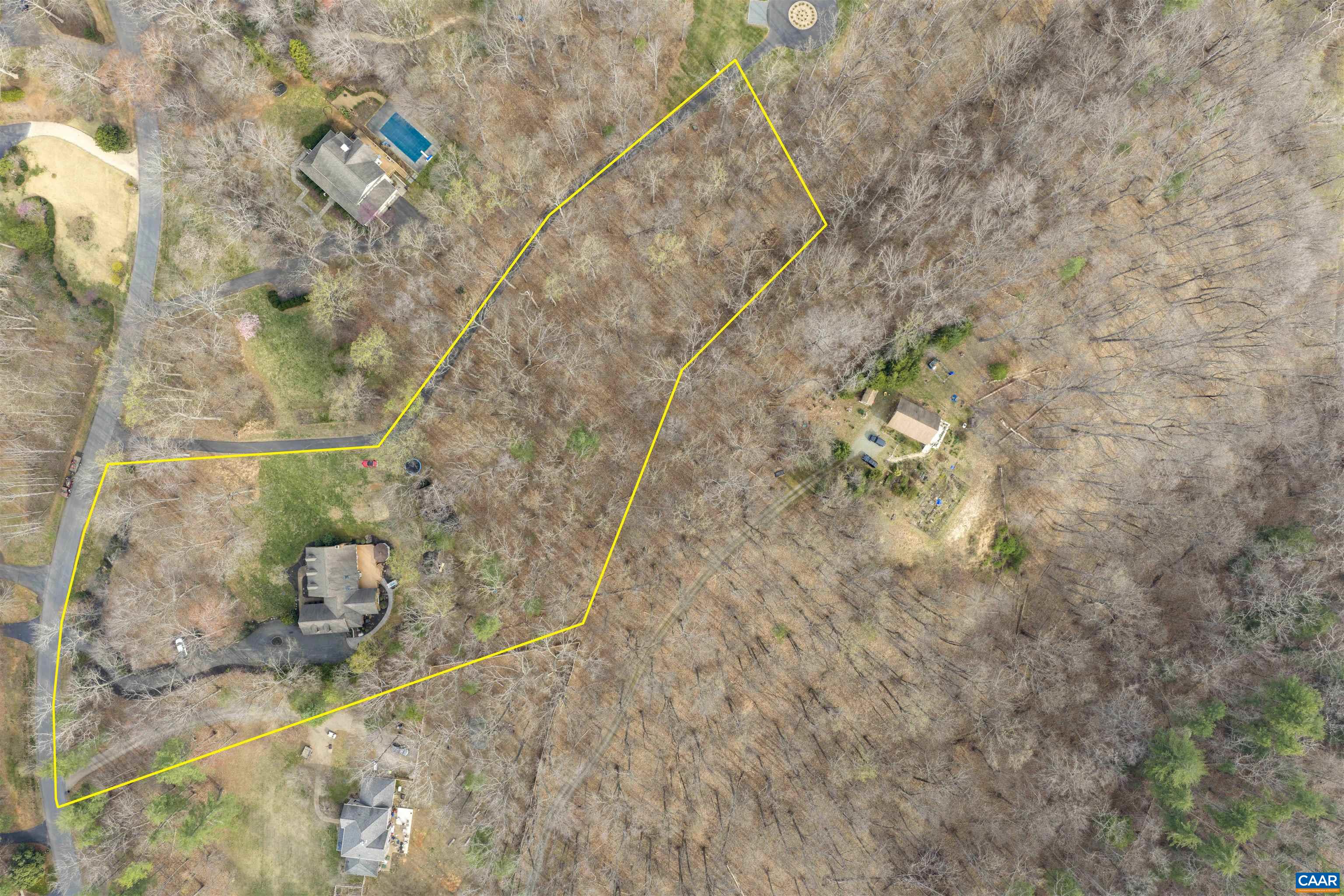 3125 Beau Mont Farm Road Charlottesville, VA 22901 - Photo 8 of 74 Shows GIS outline of the lot per Albemarle County.