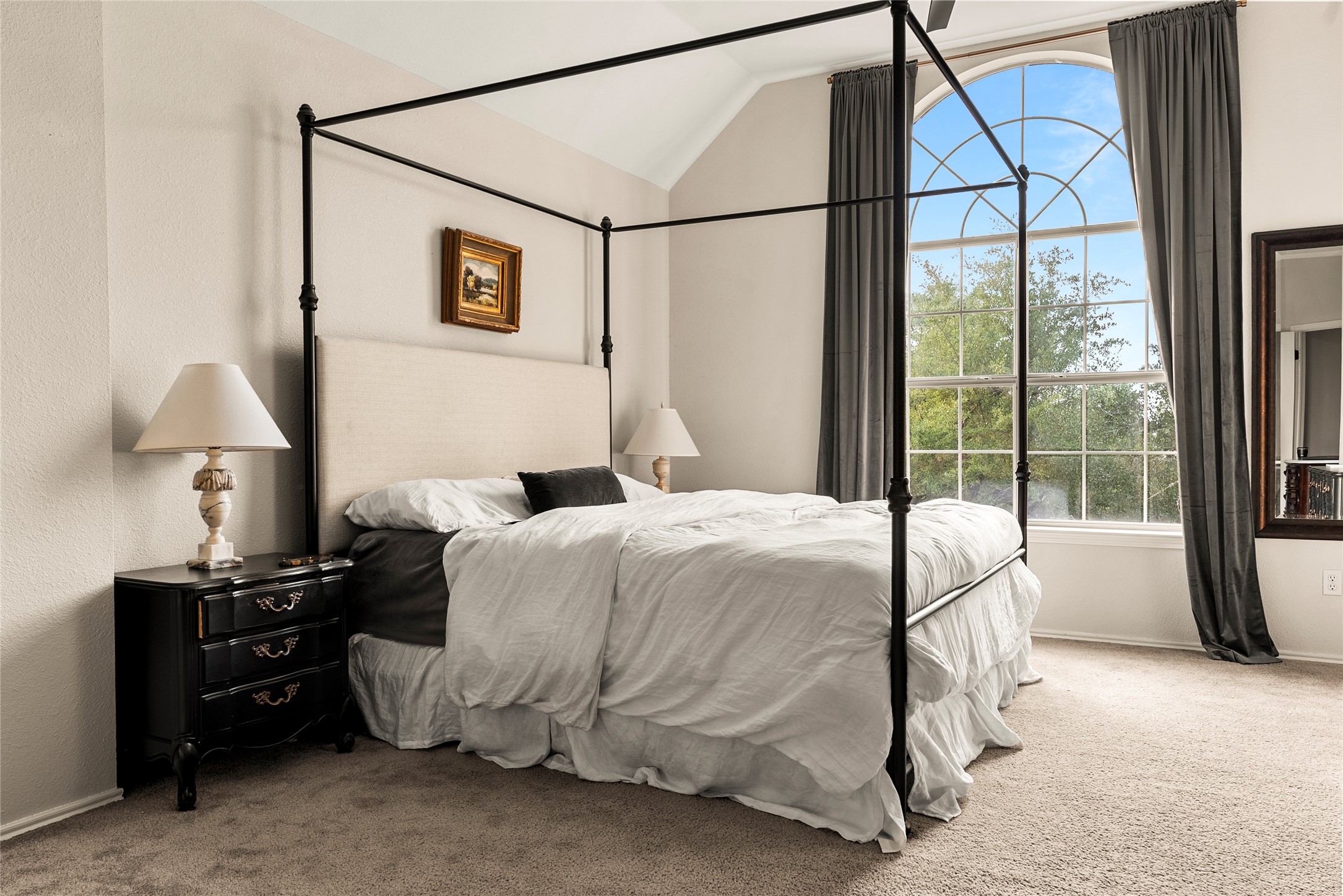 6803 Breezy Pass Austin, TX 78749 - Photo 24 of 40 a bedroom with a bed and a window