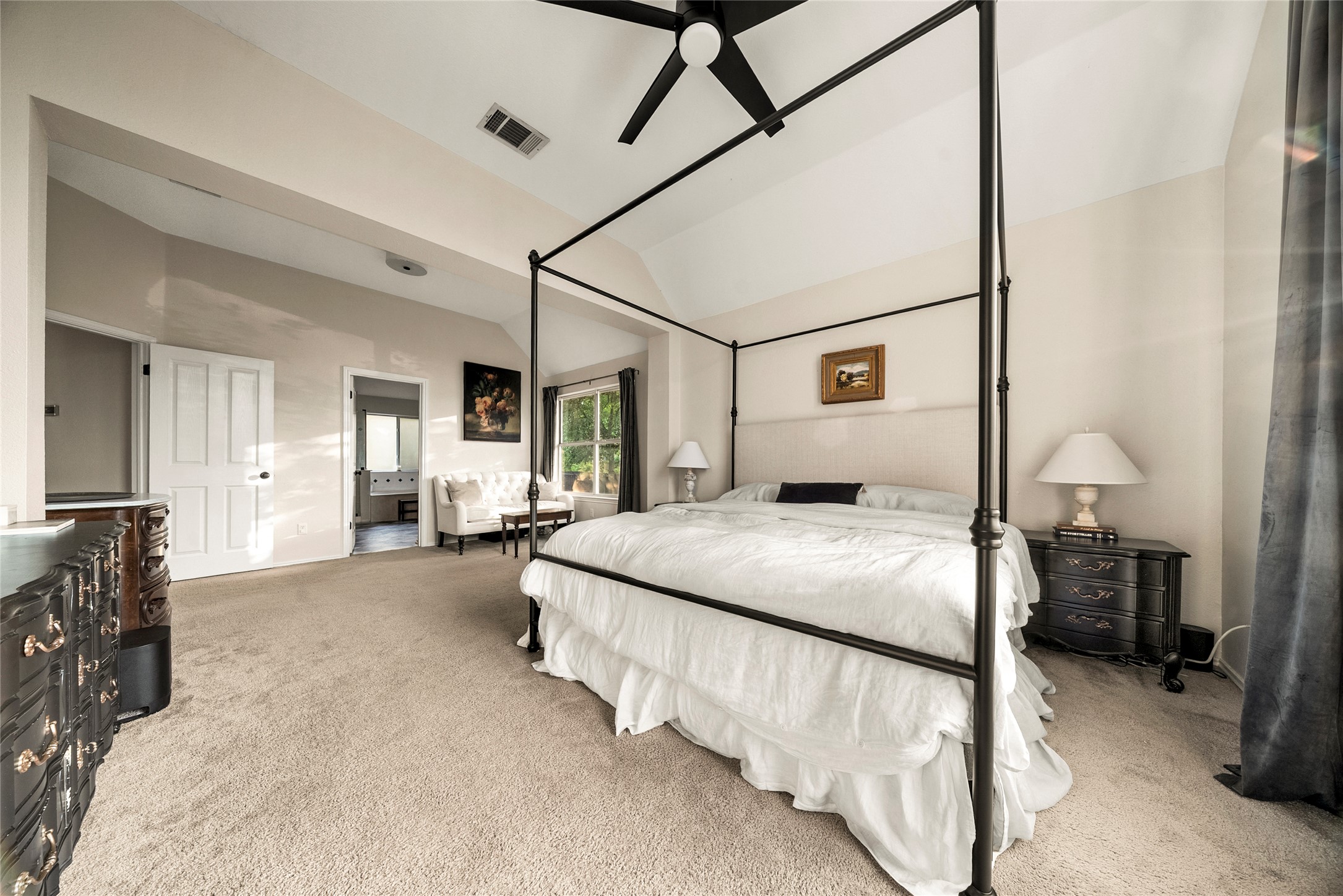 6803 Breezy Pass Austin, TX 78749 - Photo 25 of 40 a bedroom with bed and window