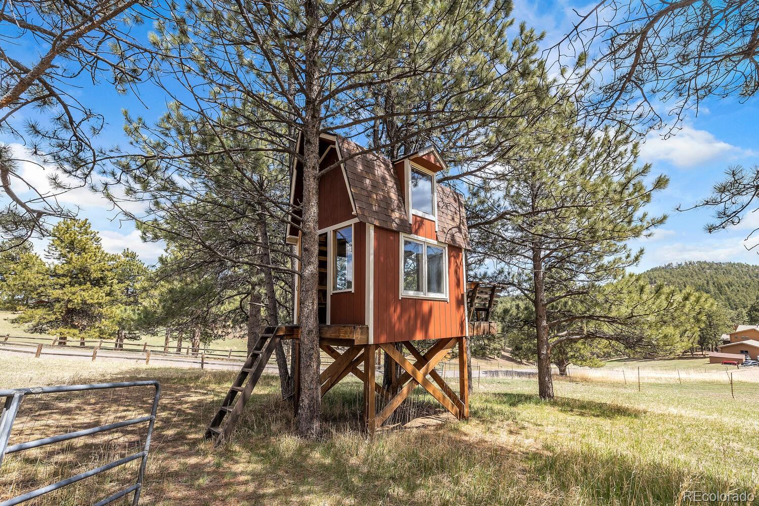 22398 Blue Jay Road Morrison, CO 80465 - Photo 37 of 39 a house that has a tree in it