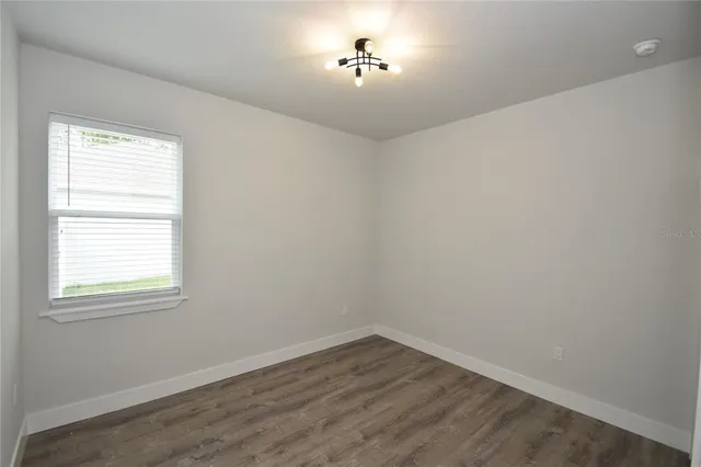 wooden floor in an empty room