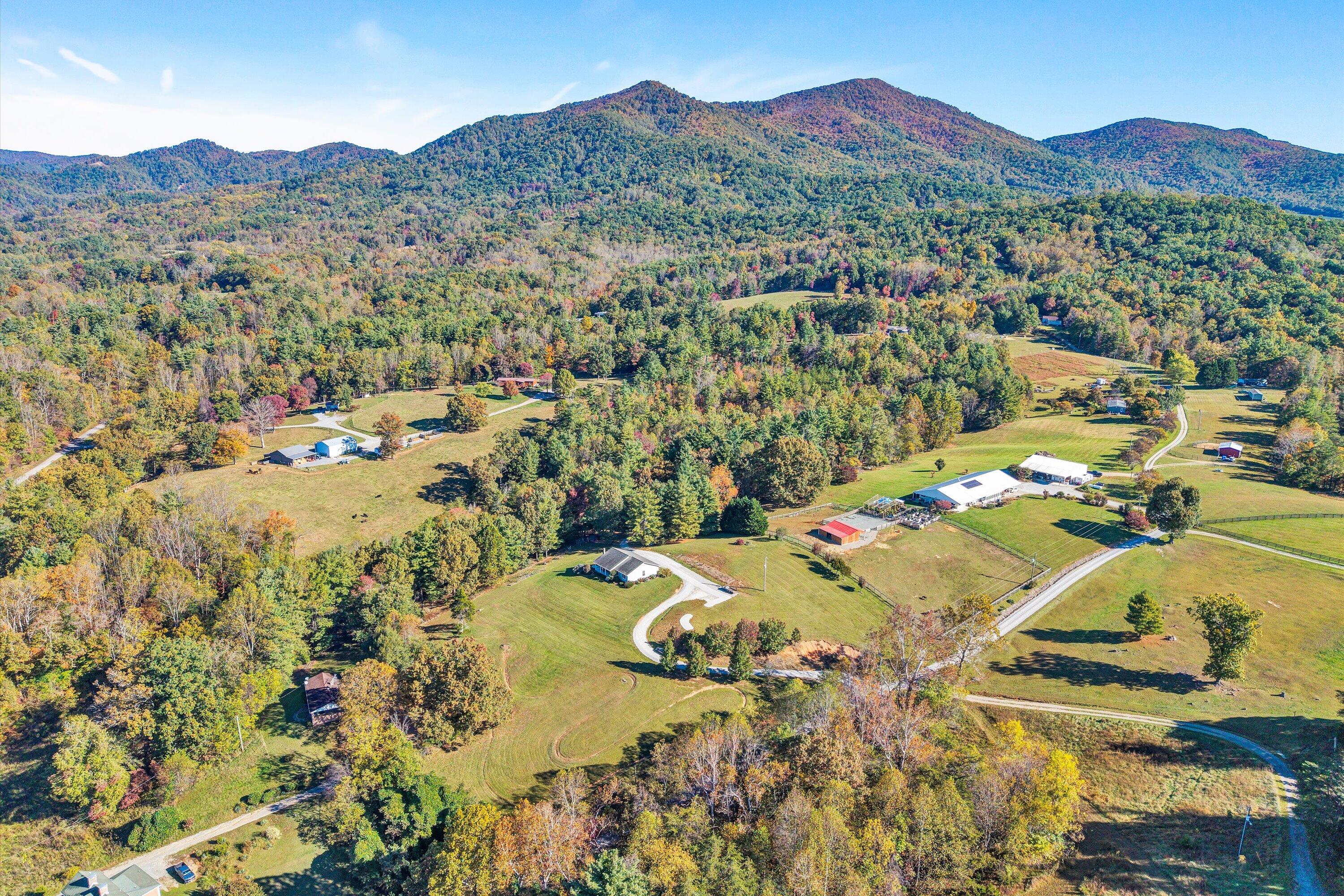 99 Spruce Lane Callaway, VA 24067 - Photo 60 of 66 a view of city and mountain
