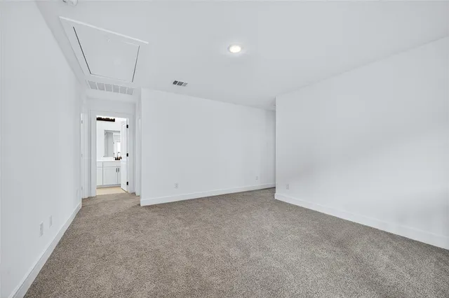 a view of an empty room