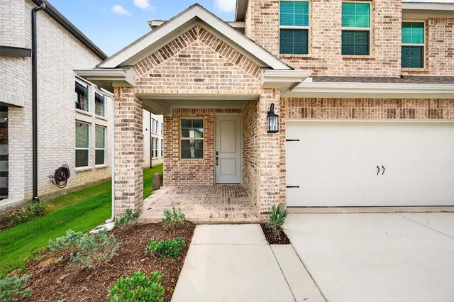 a view of a building with door