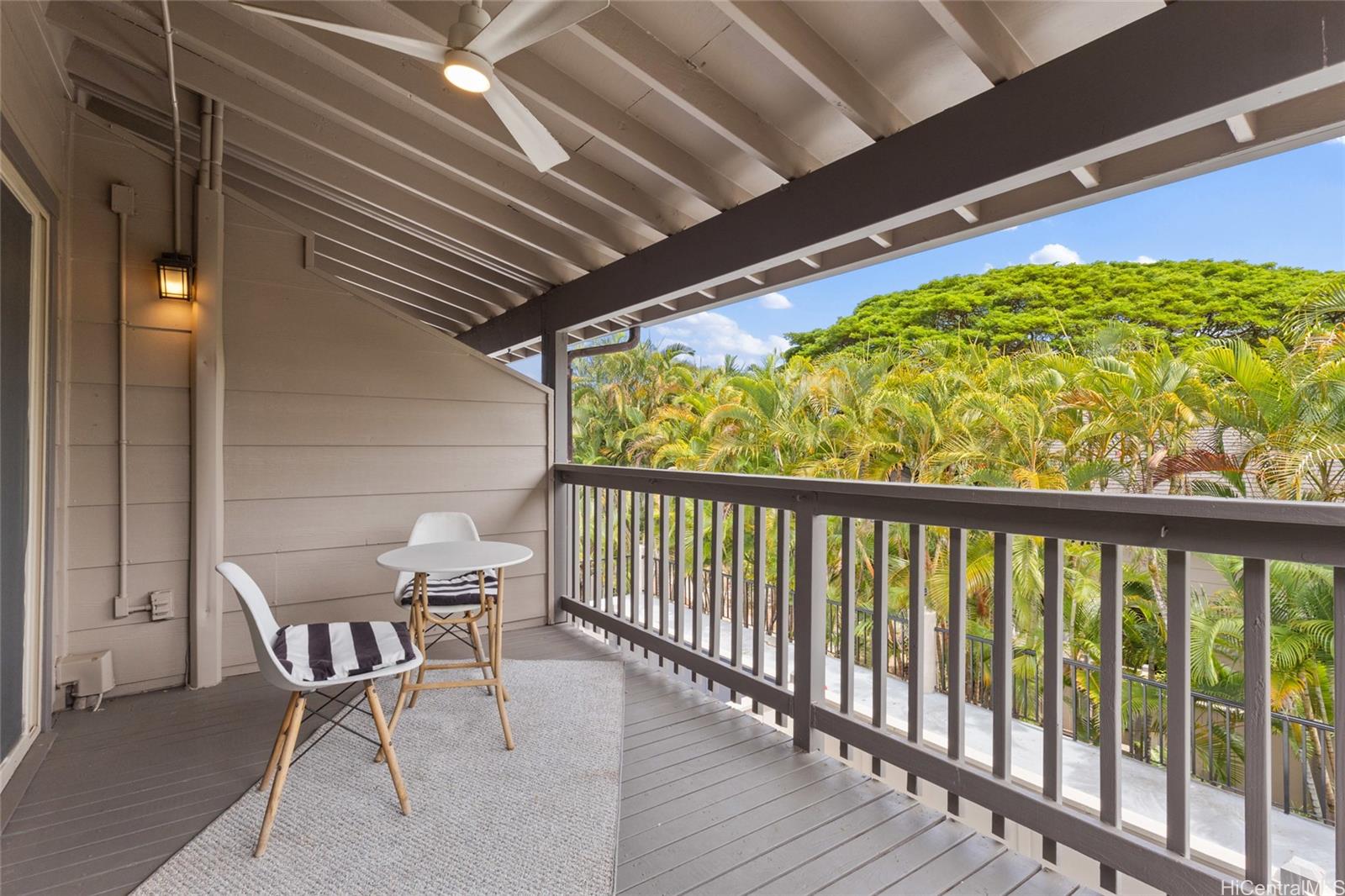 45-995 Wailele Road, Unit 29 Kaneohe, HI 96744 - Photo 23 of 25 a view of two chairs in the balcony