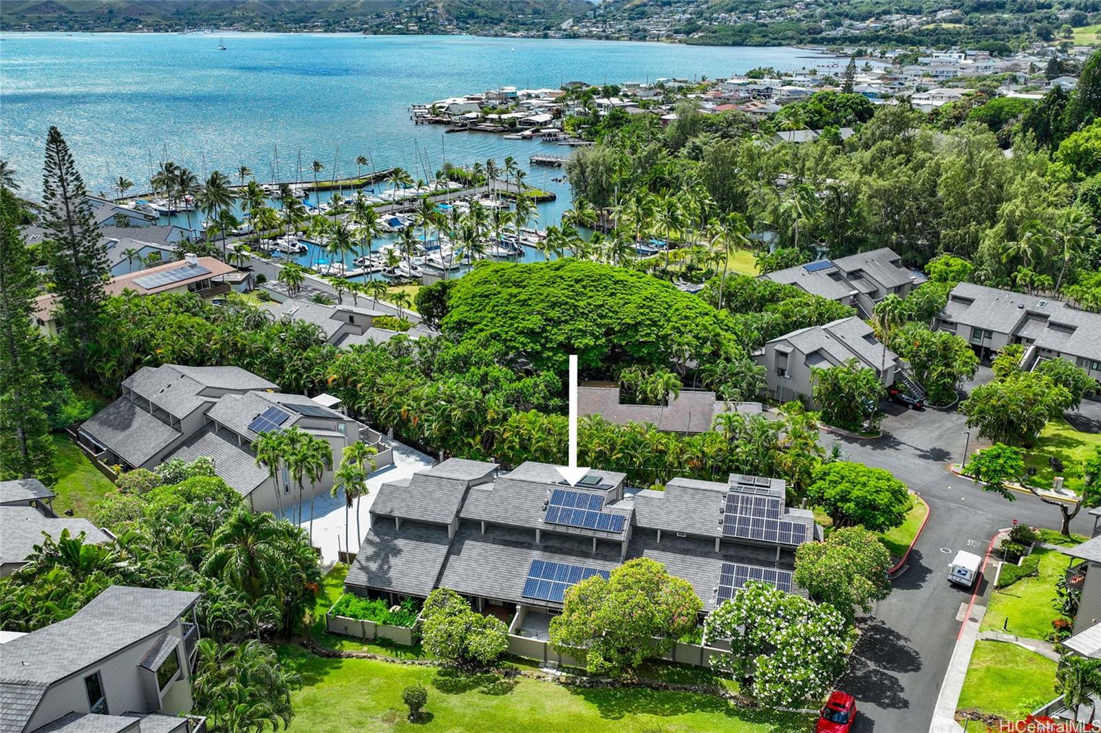 45-995 Wailele Road, Unit 29 Kaneohe, HI 96744 - Photo 3 of 25 an aerial view of a house with a yard