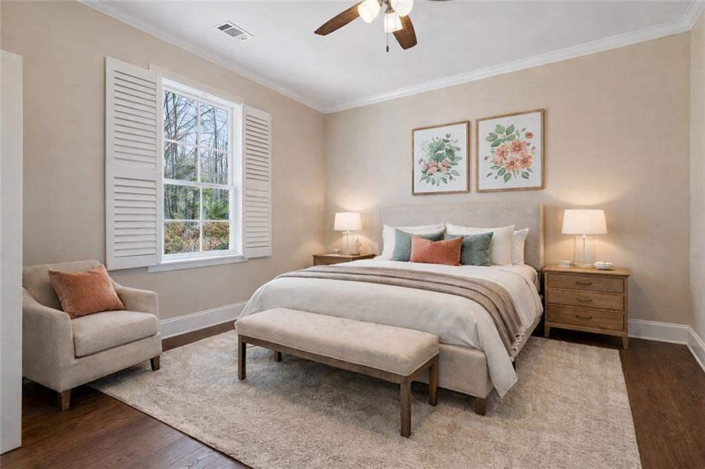 2995 Gum Creek Road Oxford, GA 30054 - Photo 36 of 51 a bedroom with a bed and couch